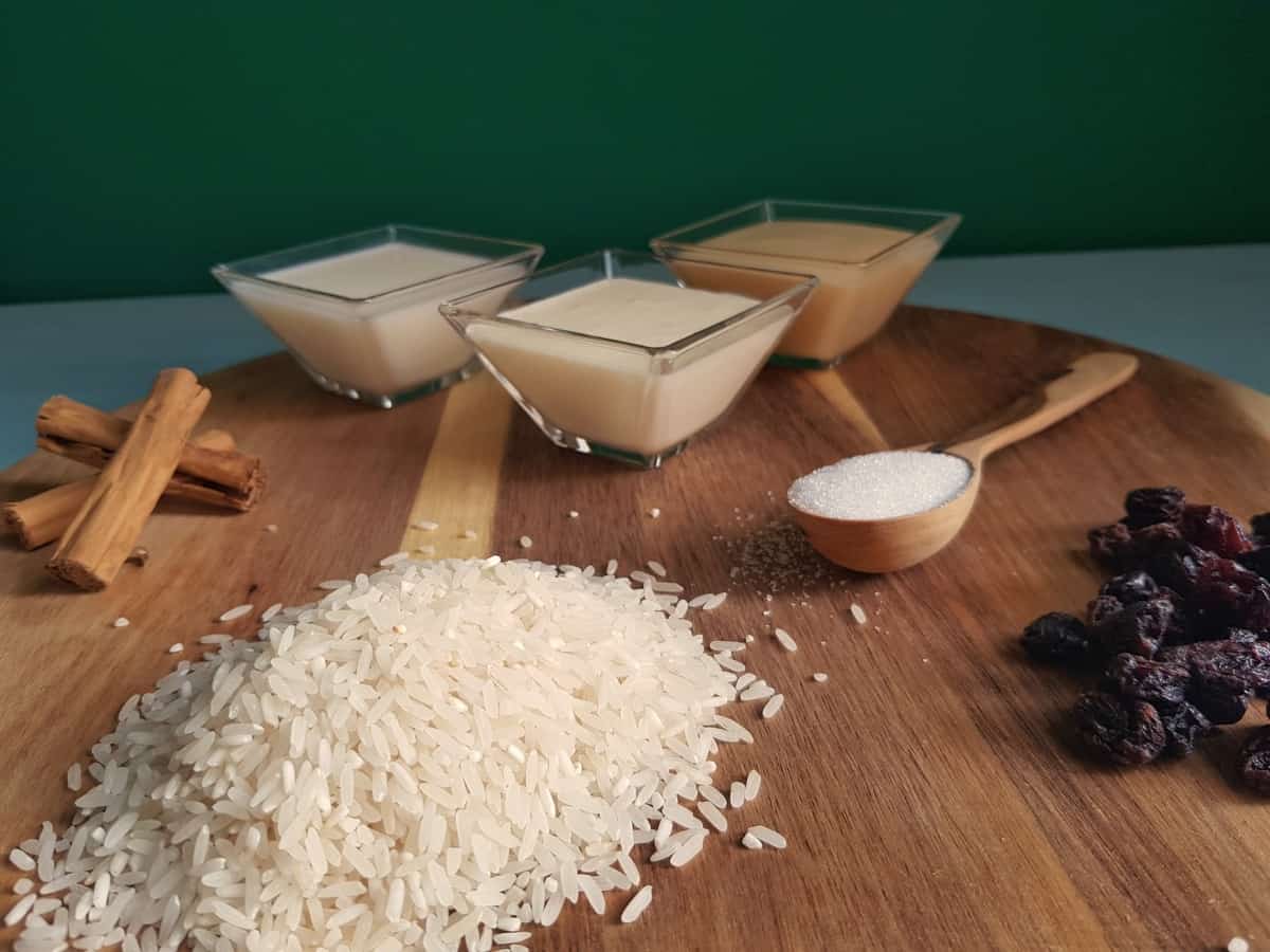 Ingredients of Arroz Con Leche Colombiano (Rice Pudding)