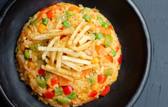 Colombian Rice with Vegetables (Arroz sin Pollo)