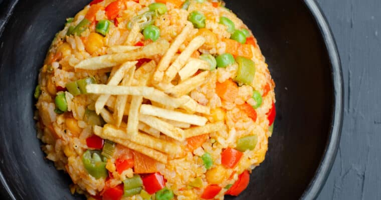 Colombian Rice with Vegetables (Arroz sin Pollo)