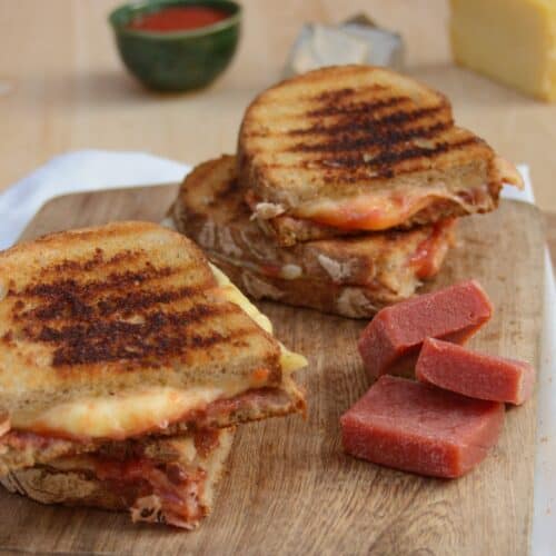 Colombian Grilled Cheese Sandwich with Guava Jam