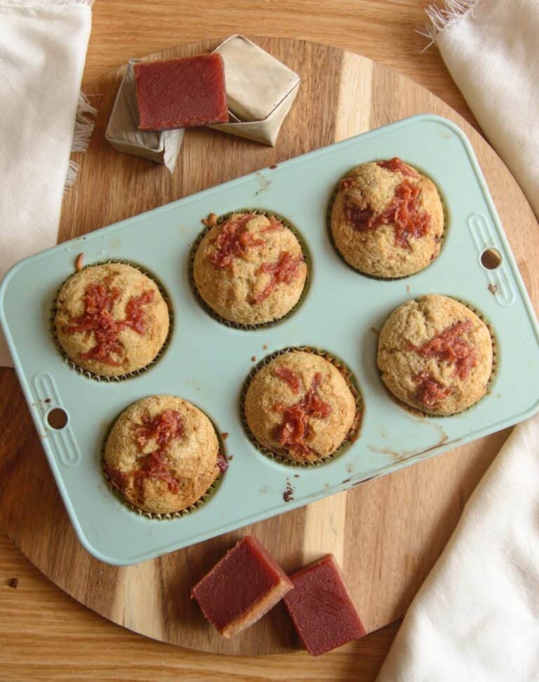 Vegan Guava Candy Muffins - Vecina Vegetariana