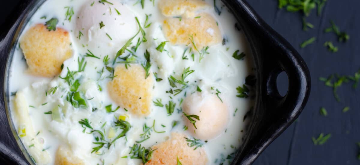 Colombian Milk and Eggs Breakfast Soup (Changua)