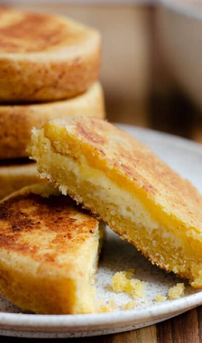 Arepa Boyacense (Corn Cakes from Boyacá Colombia)