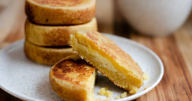 Arepa Boyacense (Corn Cakes from Boyacá Colombia)